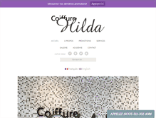 Tablet Screenshot of coiffurehilda.com